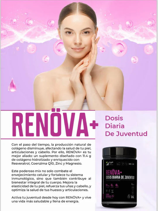 COLÁGENO DOBLEMENTE HIDROLIZADO | RENOVA +