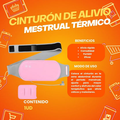Nuevo cinturón de alivio menstrual térmico.