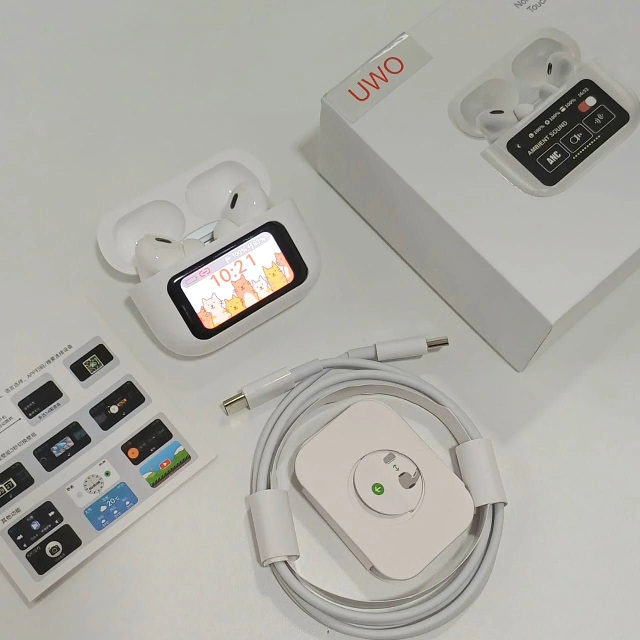 Nuevos AirPods L58 con Pantalla LED y Emojis