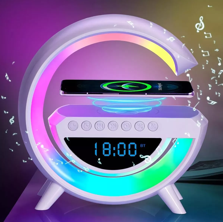 LAMPARA, RELOJ 6 EN 1